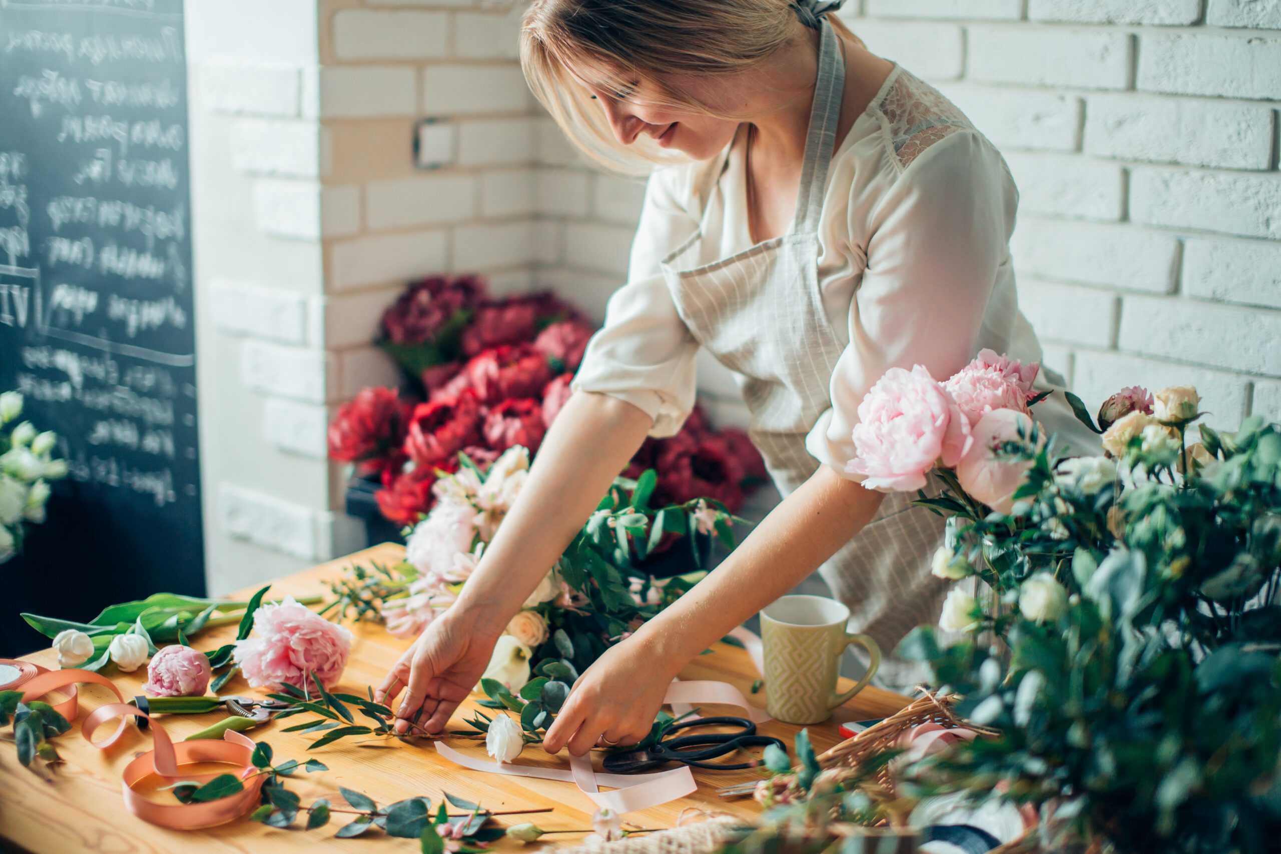 Clara Bennett, floral designer